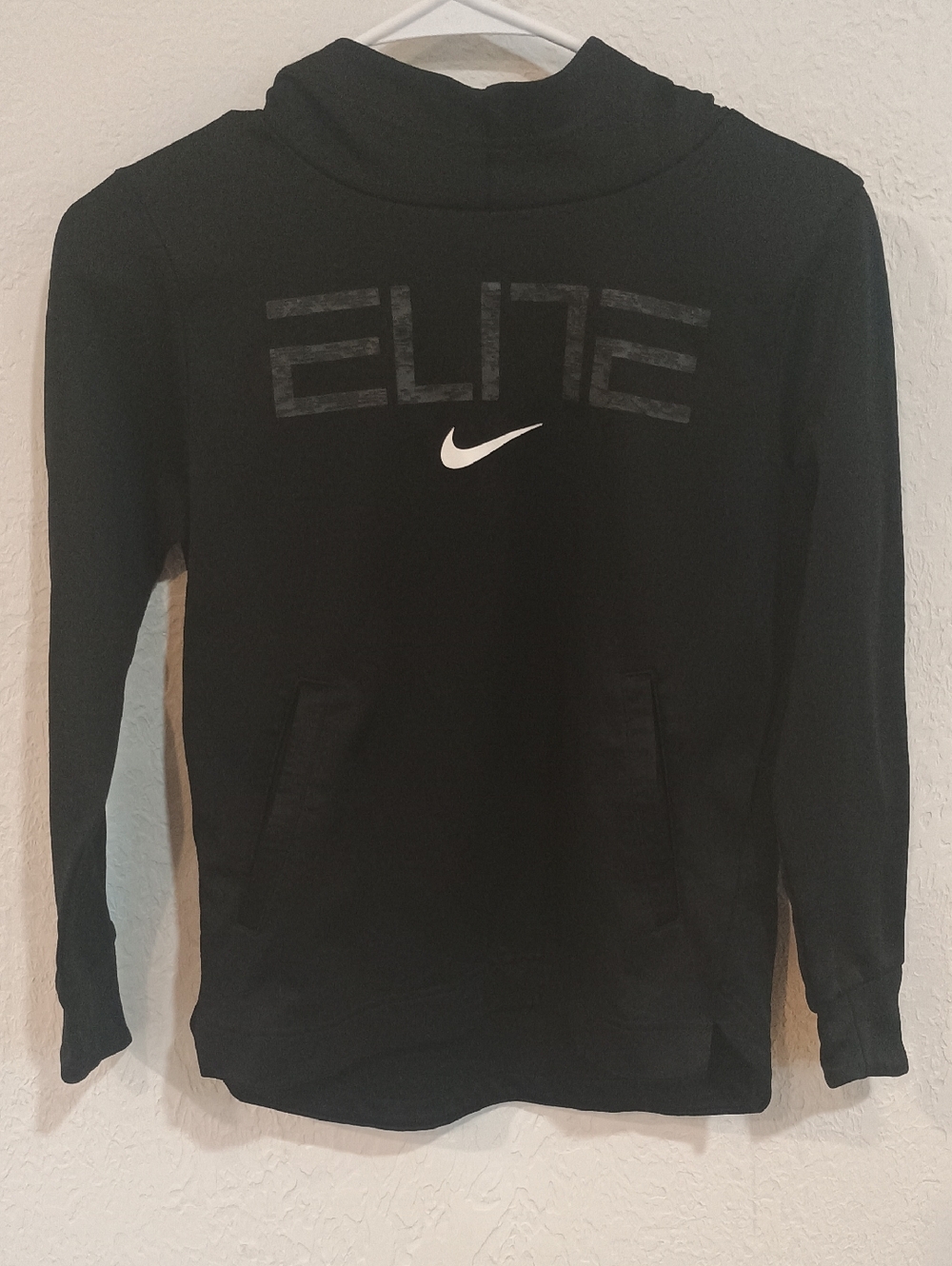 Nike Black Turtleneck Sweater with ELITE Chest Logo